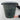 Shabby Chic Washed Planter - Dark Green